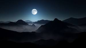 25 Photographs Of The Moon With Peace And Tranquility Shadow Photography Dark Mountains Beautiful Moon