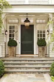 Hollow out about half of each step to plant a. 7 Black Front Door Ideas Art Of The Home