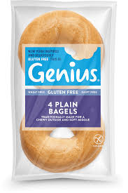 Voted the best new gluten free bread by consumers* *according to results of the 2020 best new product awards survey conducted by brandspark international. Genius Plain Bagels Prebiotic Fiber Gluten Free