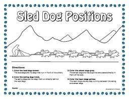 Color and create with zuma. Sled Dog Coloring Page By Room 11 Teachers Pay Teachers