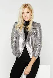 Coconut Bis Or Clair Claudiepierlot Com Trajes De Chaqueta De Cuero Ropa Chaqueta Plateada