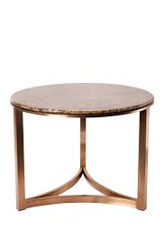 Coffee Table Round Marble Contemporary Coffee Table Stainless Steel Rose Gold End Table Height 19 By Ivadecorstudio On Etsy Table Basse Deco Table