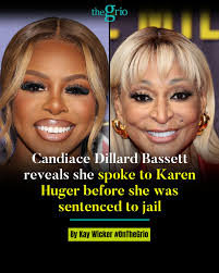 RHOP star Candiace Dillard Bassett recently shared that she spoke with  Karen Huger before her sentencing. Huger, 61, was sentenced to two years in  jail, with one year suspended, and five years