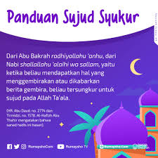 Rumaysho Com Dalil Pendukung Sujud Syukur Ini Juga Facebook