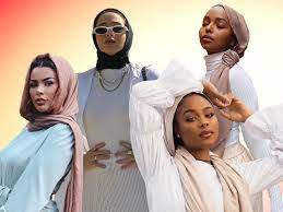A hijab is a religious veil worn by muslim women in the presence of any male outside of their immediate family, which usually covers the hair, head and chest. Four Women On What Their Hijab Means To Them Allure