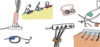 Here's how to organize and arrange the cables under your desk. How To Organize Your Chaotic Cable Clutter The Secret Yumiverse Wonderhowto