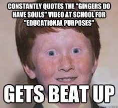 Funny Quotes About Gingers Quotesgram