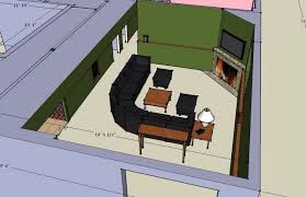 The fireplace will be visible to people who are seated without anyone's back to the fireplace. Furniture Placement Family Room Layout Living Room Furniture Layout Furniture Design Living Room