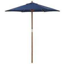 wooden garden parasol umbrella