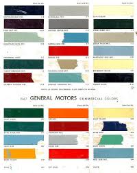 1967 Camaro Paint Charts And Codes Paint Color Chart Camaro 1967 Camaro