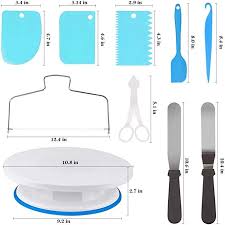 120 Pcs Plateau Tournant Gateau Kits De Decoration De Gateaux Moules A Muffins Parfaits Pour Les Debutants E Moule Muffin Preparation Gateau Plateau Tournant