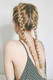 It's a twist on the classic french braids and adding curly hair extensions to the ends for extra volume. 15 Seriously Cool Summer Hair Ideas Hair Styles Hair Inspiration Long Hair Styles