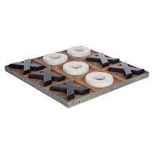 7 x 7 x 2.5 cm. Jogo Do Galo Decorativo Com Tabuleiro Chic Homa