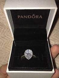 Radiant Teardrop Ring With Cubic Zirconia Teardrop Ring Pandora Rings Promise Promise Rings Pandora