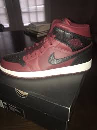 Red Black White Jordan 1 Mid Nike Air Jordan 1 Mid Team Red Black White Men S Basketball Shoes 554724 601 Fashion Clothing Shoes Accessories M Black And White Man Shoes Athletic Shoes
