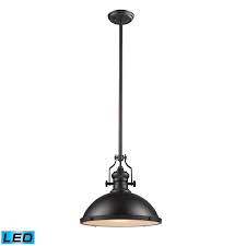 Westmore Lighting Chiserley Oil Rubbed Bronze Transitional Led Pendant Light In The Pendant Lighting Department At Lowes Com