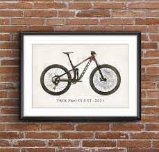 Trek Fuel Ex 8 Xt 2021 Cycling Print Art Sketch Poster Etsy Art Prints Art Sketches Art