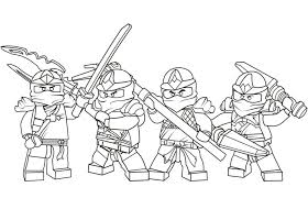 Ausmalbilder Lego Ninjago 100 Stuck Kostenlos Drucken A4