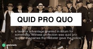 What Does Quid Pro Quo Mean English Vocabulary Words Advanced English Vocabulary Advanced Vocabulary