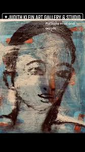 My small portraits paintings in acrylic and oil .