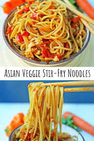 Asian Vegetable Stir Fry Noodles Modern Honey