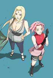 Download Tsunade With Sakura Wallpaper | Wallpapers.com