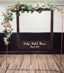 Diy Oversized Polaroid Photo Booth Bridal Shower Decorations Diy Bridal Shower Diy Polaroid Photo Booths