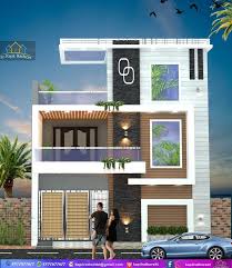 22 Ft Modern Elevation Small House Front Design House Front Design Small House Elevation Design