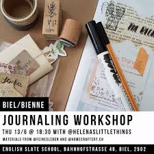 This site is supported by advertising. It S Just A Couple Of Weeks Until The Next Journaling Workshop With Helenaslittlethings On June 13 Join Us For A Creative Evening Out In Biel With Drinks And