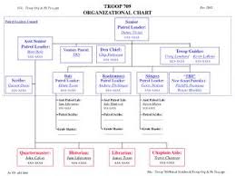 ppt troop 709 organizational chart powerpoint presentation