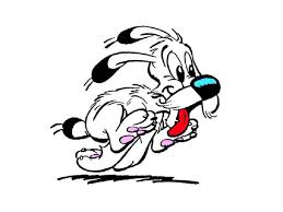 He works as a menhir sculptor and deliveryman, and is asterix's best friend. Asterix Hund Idefix Bekommt Eigene Fernsehserie