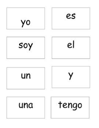 spanish sight words word flashcards picture writing prompts arabic letters pdf