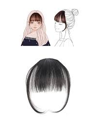 It looks elegant and well balanced on hair just below the shoulder or longer. Electomania Clip On Clip In Front Hair Bang Fringe Hair Extension Piece Thin Extension For Daily Wear Natural Color Amazon In Beauty