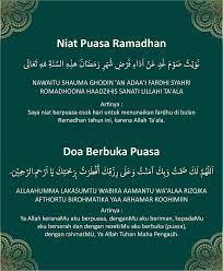 Karena niat sebagai syarat sahnya puasa. 11 Niat Puasa Ramadhan Doa Berbuka Doa Senjata Mukmin Facebook