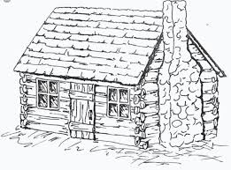 Pin By Deborah On Log Cabins Cabin Art House Colouring Pages Coloring Pages