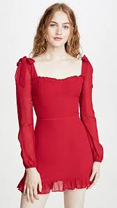 Reformation Elin Dress Dresses Long Sleeve Dress Reformation Dress