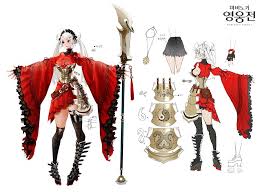 Mabinogi Heroes - Lynn artwork 1 | Female character design, Concept art  characters, Character model sheet