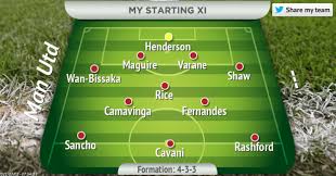 The blues take on watford in the knockout match with watford not having done well in domestic competitions recently. Man Utd S Dream Line Up With Jadon Sancho Raphael Varane And Two Other Transfers Mirror Online