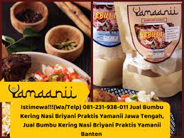Istimewa Wa Telp 081 231 938 011 Jual Bumbu Kering Nasi Mandhi Instan Yamanii Jawa Tengah Biryani Nasi Belitung