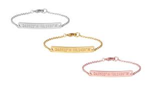 69 For A Personalized Nile Bracelet From Coordinates Collection 166 Value