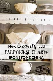 Ironstone is a unique war hammer. How To Easily Add Farmhouse Charm With Ironstone China
