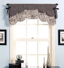 Tier curtains, sold in pairs, measure 52 inches wide (two 26 wide panels) in lengths of 24 and 36 inches. Fast Easy Reversible Valances Valance Window Treatments Curtains Valance Patterns