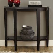 Andover Mills Blakeway 36 Half Moon Console Table Wayfair Half Moon Console Table Console Table Contemporary Decor