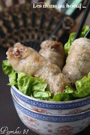 Les Nems Au Boeuf Recettes De Cuisine Recette Asiatique Idee Recette