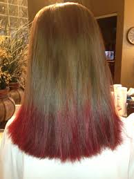 Cat B S Kool Aid Dip Dye I Have Super Dark Hair And Guess What I Didn T Even Bleach It But Make Yourself Comfortable In This Process Because Darker Hair Takes