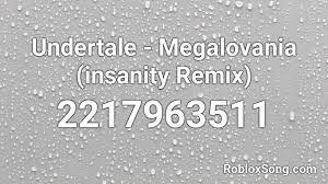 Roblox music id (роблокс айди) этой песни: Undertale Megalovania Insanity Remix Roblox Id Roblox Music Codes