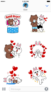 Brown Cony Sweet Love Line Friends On The App Store Lindas Fotos De Amor Fotos De Amor Emoticonos Animados