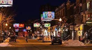 Dazzling Lampshades Beautify Quebec City S Cartier Avenue Quebec Quebec City Led Light Installation