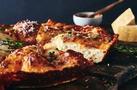 Crispy Cheesy Pan Pizza Recipe Recipes Pan Pizza Food