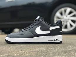 Broken Swoosh Comme Des Garcons Shirt X Supreme X Nike Air Force 1 Low Black Nike Kicks Nike Air Force Sneaker Nike